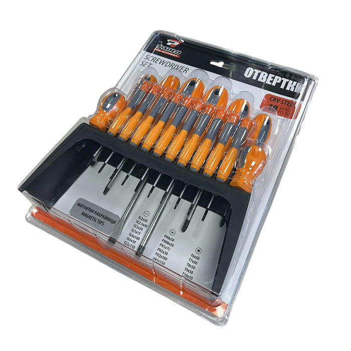 Магнитни отвертки на стойка 3241 18БР/К-Т