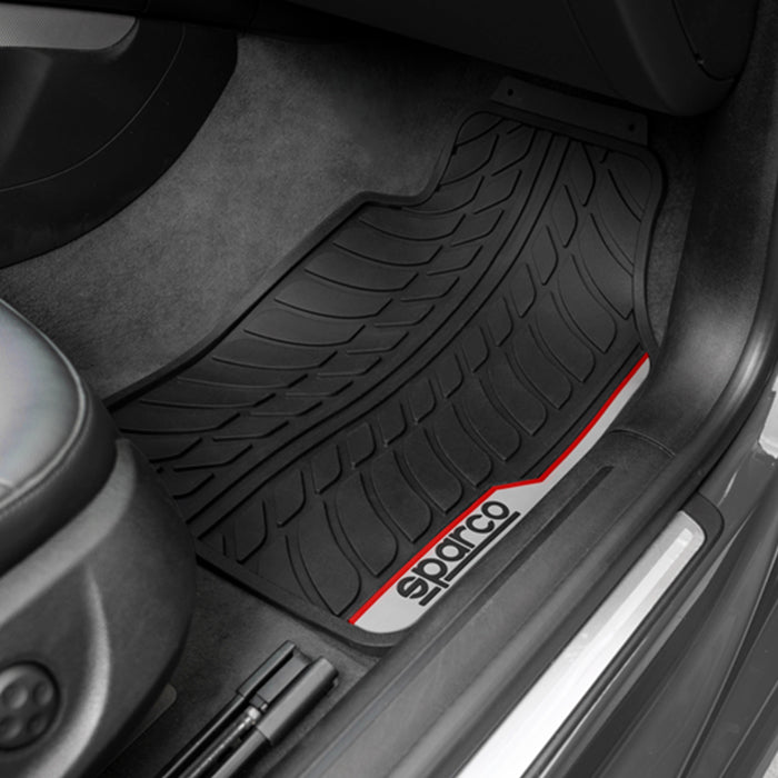 Стелки гума Sparco SPF507RD 4БР/К-Т Черно/Червено