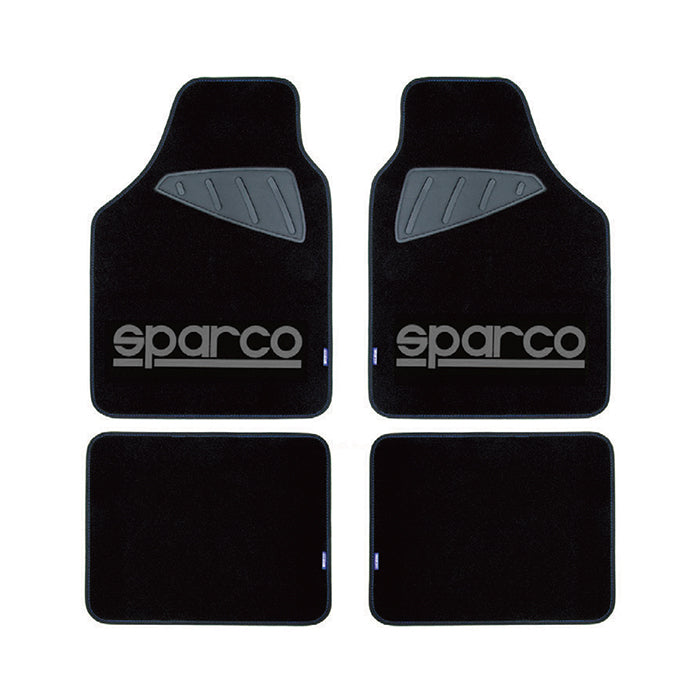 Стелки мокет SPC1902A Sparco Черни-Сиви 4БР/К-Т