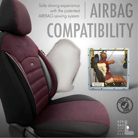 Тапицерия за седалки Otom Sport Plus PLS103 (черно/бордо)