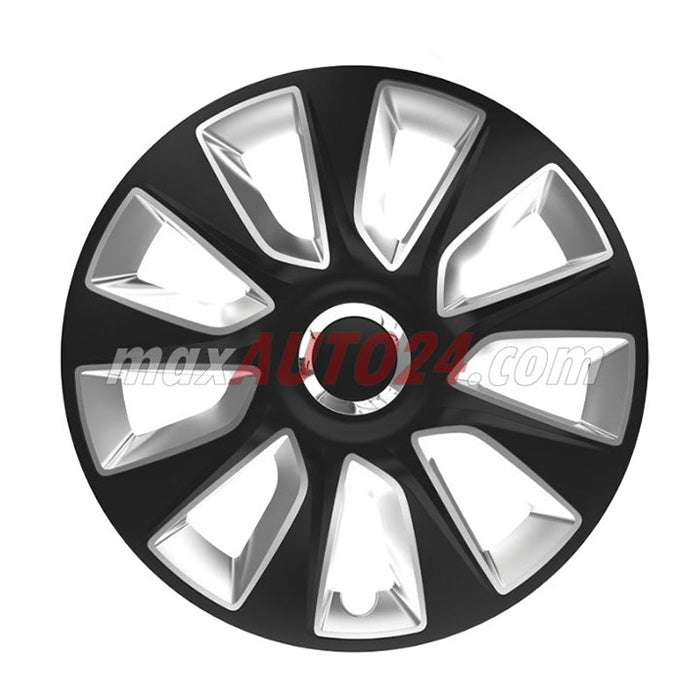 Тасове за джанти 14'' Versaco Stratos RC Black / Silver