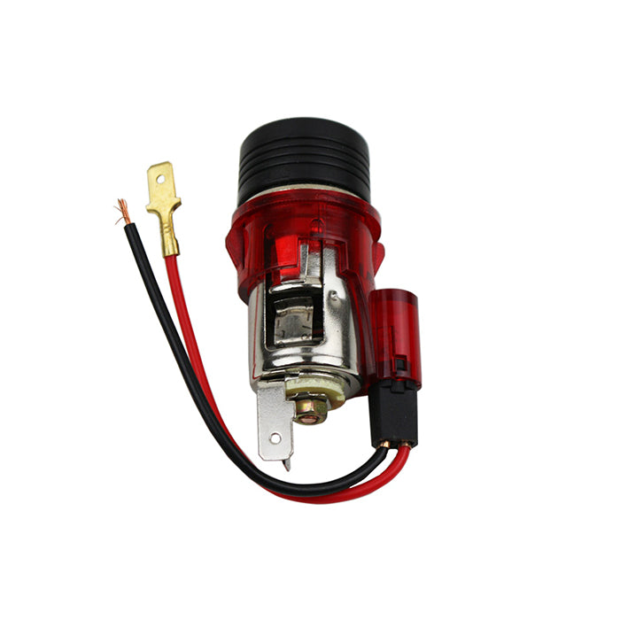 Универсална запалка за автомобили - 12V -09649 - червена